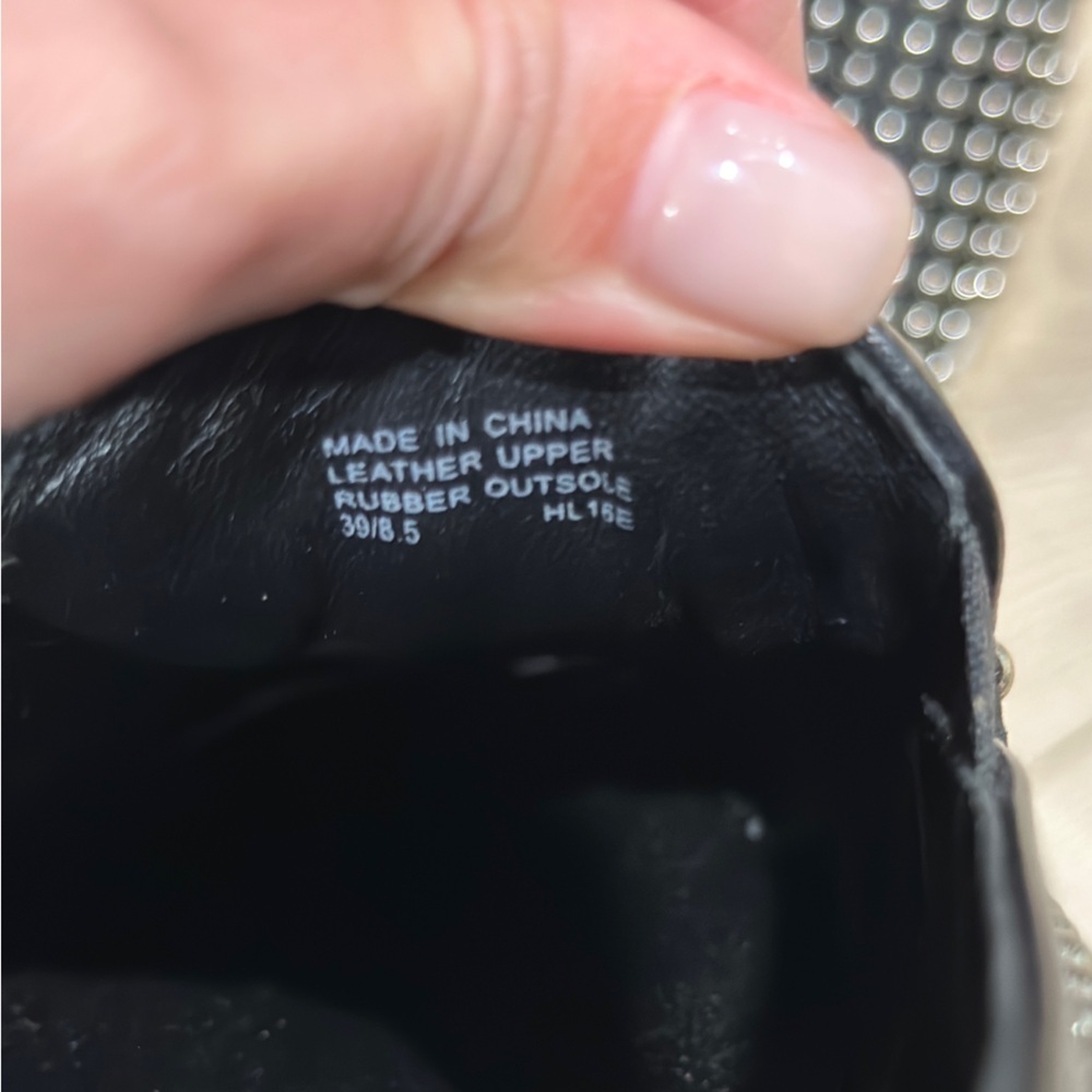 Michael Kors Sneakers Shoes Slip On Stud Black Leather size 39 - Picture 4 of 5